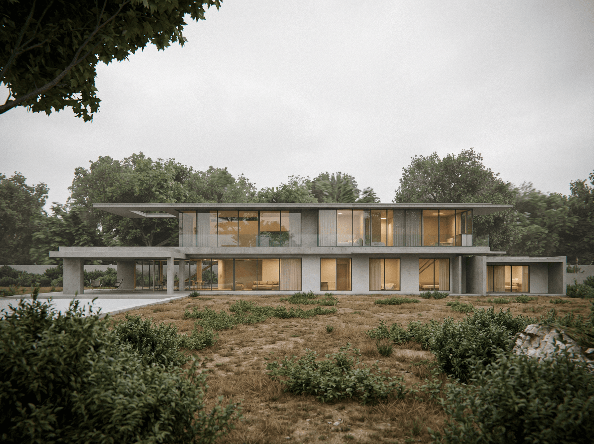 Enterprise AI Architecture Rendering - Photorealistic visualization