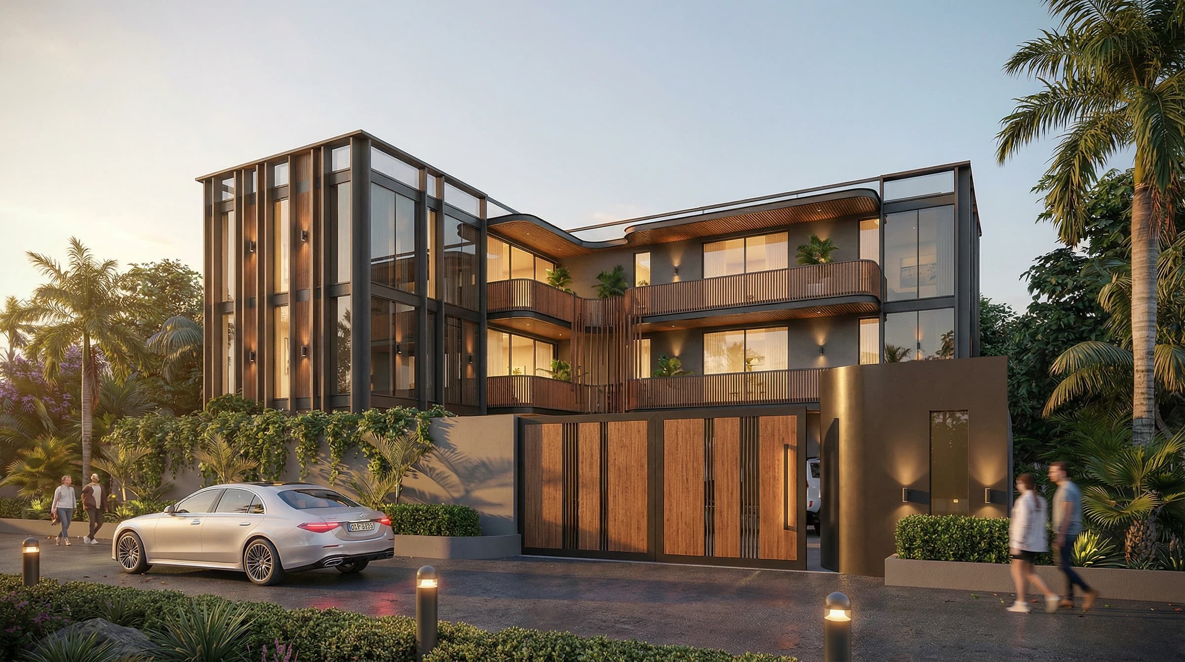 AI render produced from a Blender scene 2