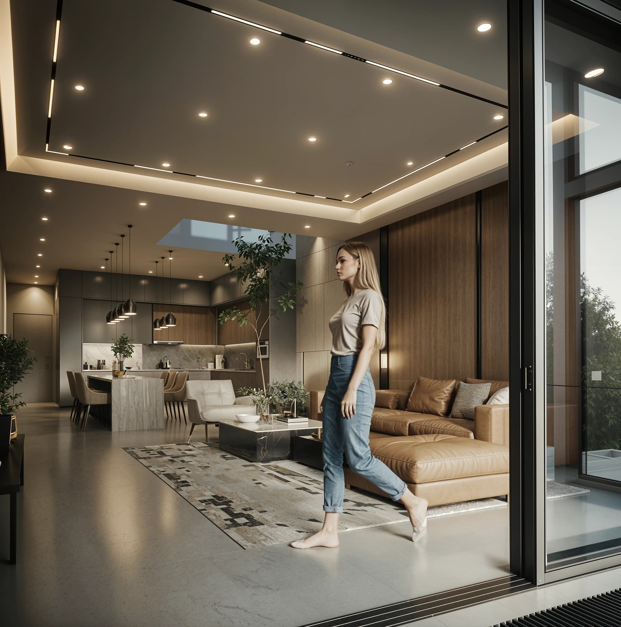 mnml.ai interior render — Prome AI alternative 3