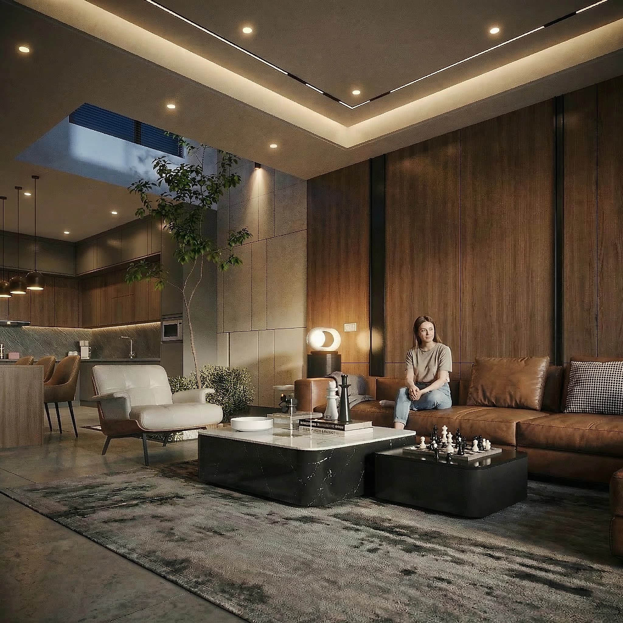 mnml.ai interior render — Remodeled AI alternative 1