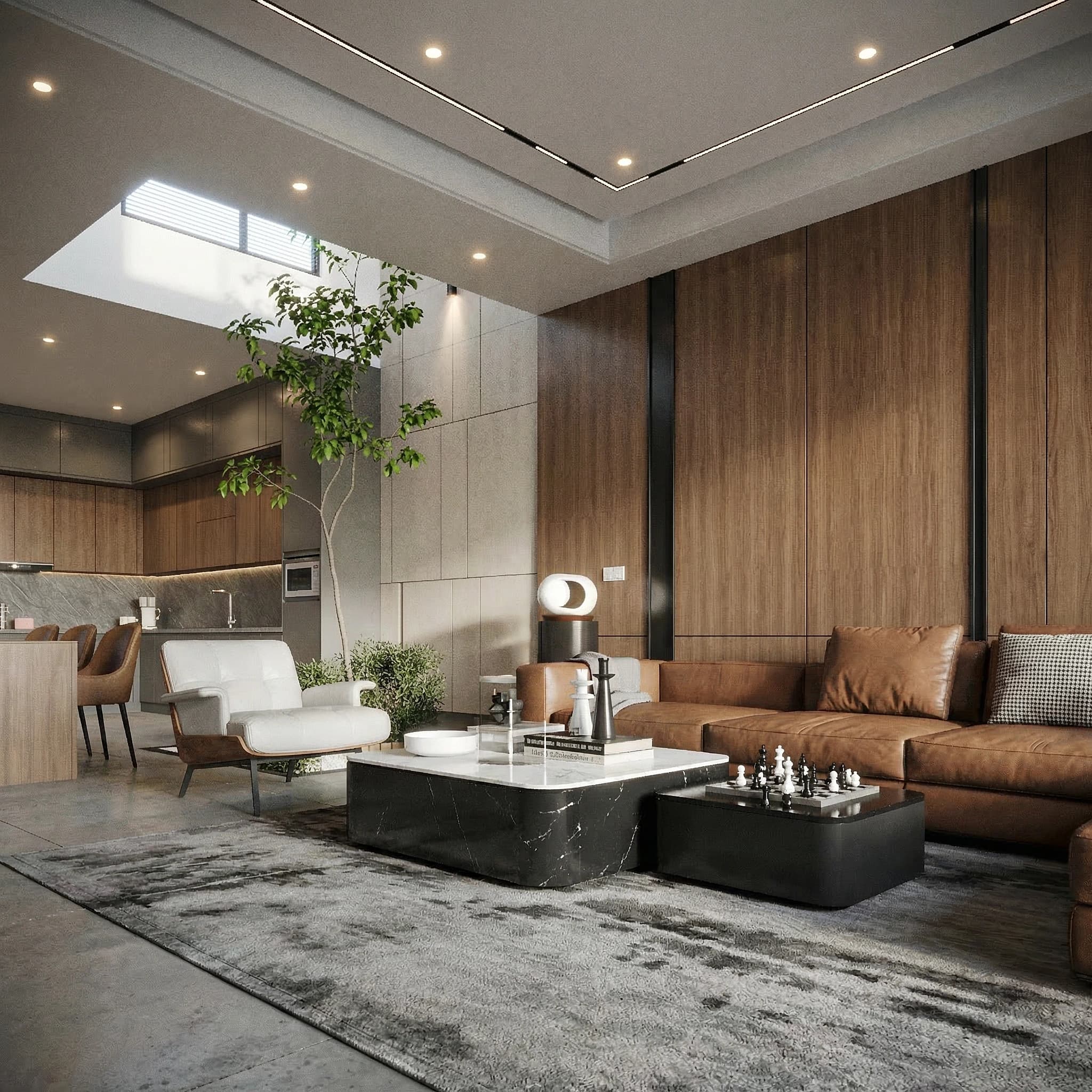 V-Ray-style AI interior render 1