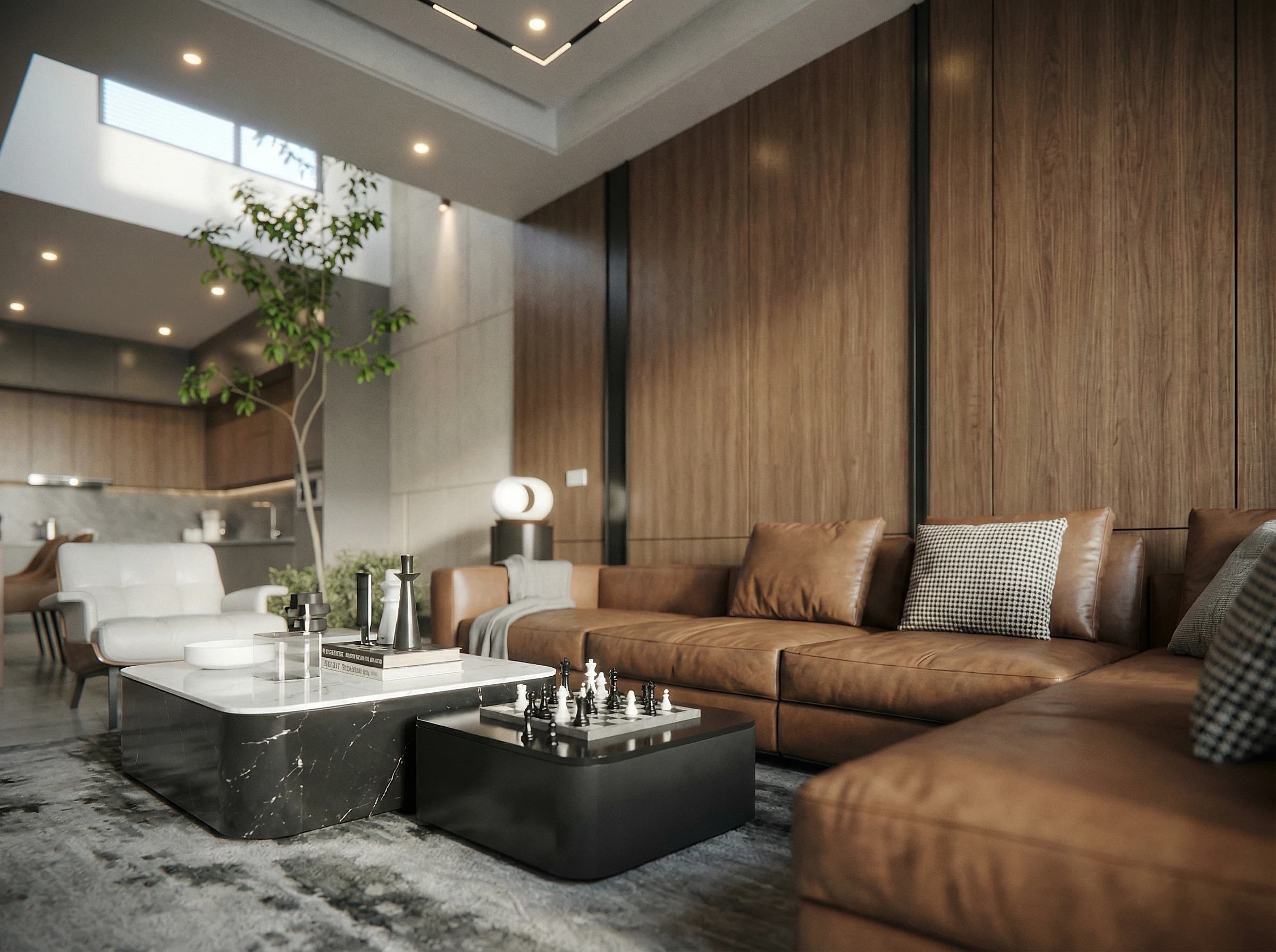 V-Ray-style AI interior render 3