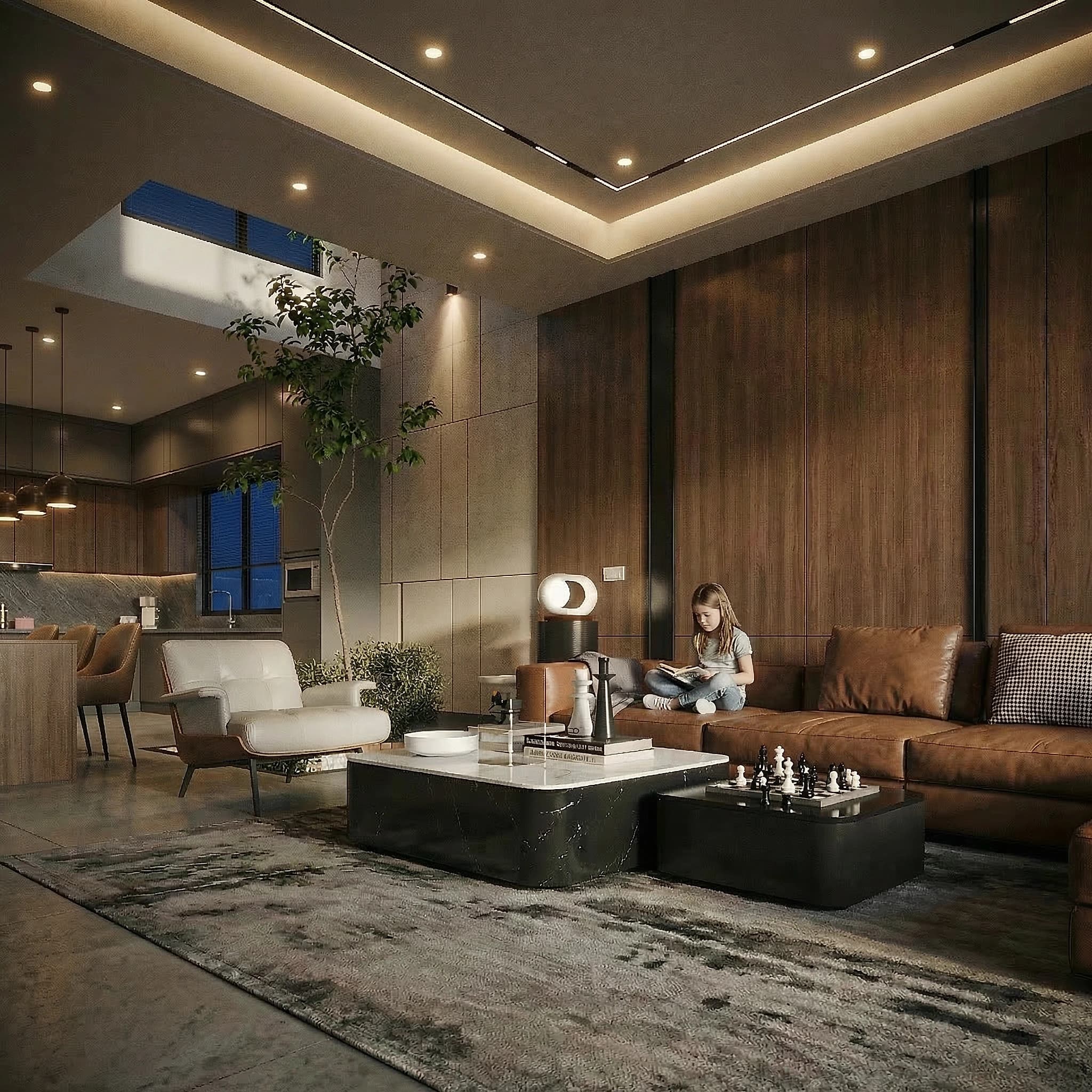 V-Ray-style AI interior render 4