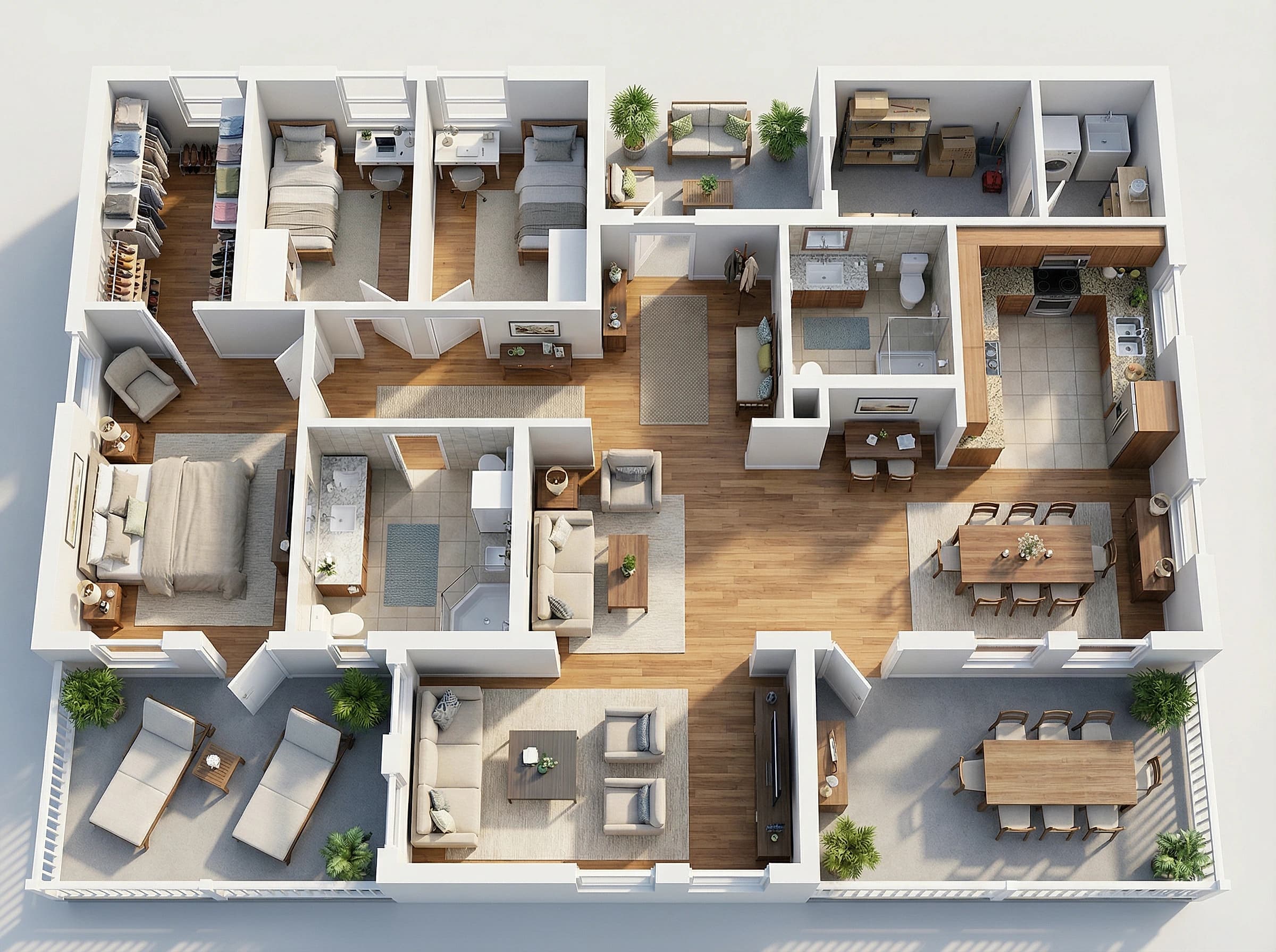 AI-generated architectural site plan 4
