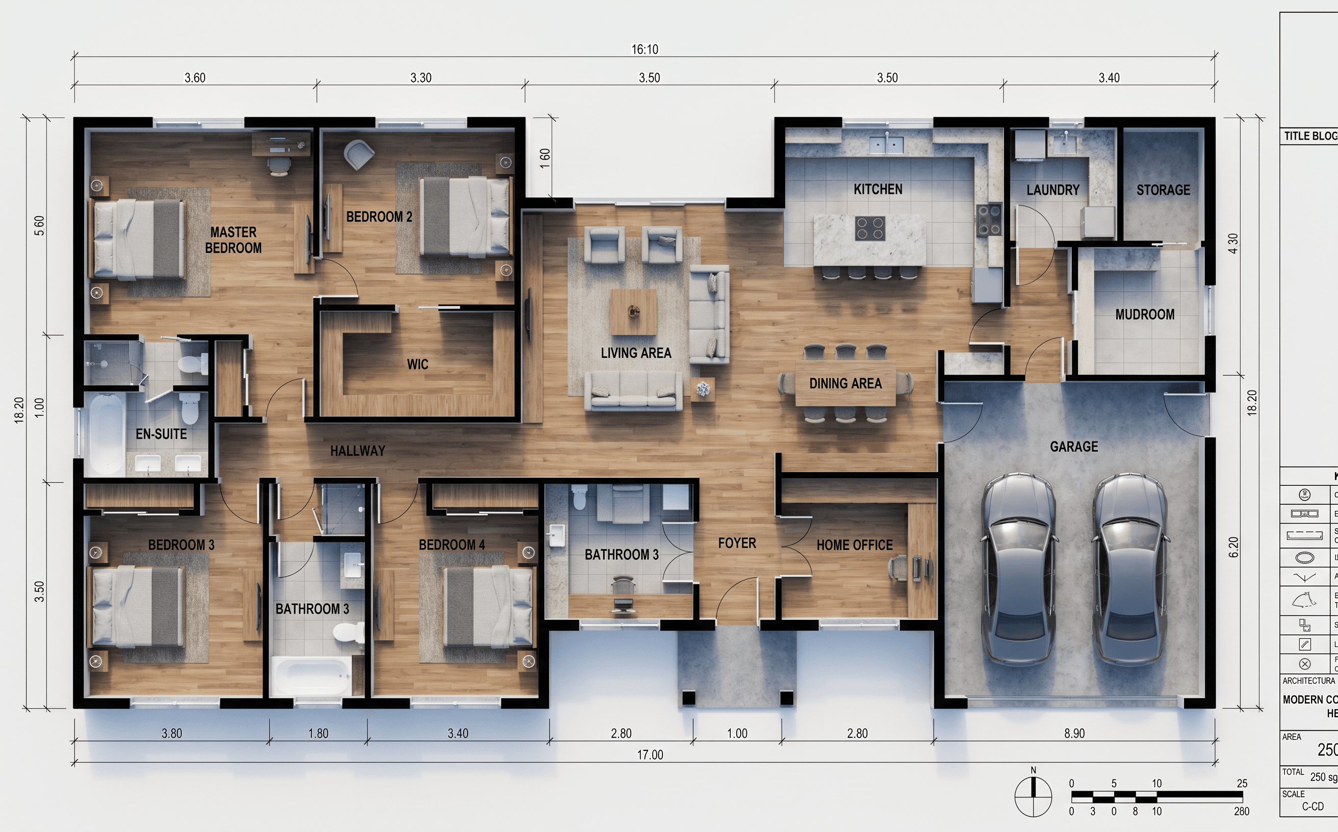 AI-generated floor plan 2